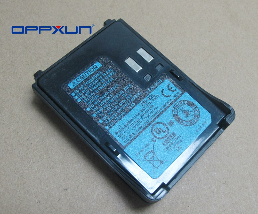OPPXUN 1 Uds accesorios de Walkie talkie PB-42 2000 MHA batería de litio Para Kenwood TH-F6A TH-F7A radios