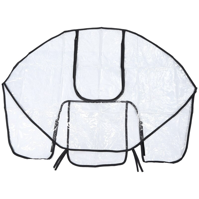 Housse anti-poussière pour poussette de bébé, protection anti-vent en PVC Non toxique, sans goût, accessoires pour poussette: Default Title