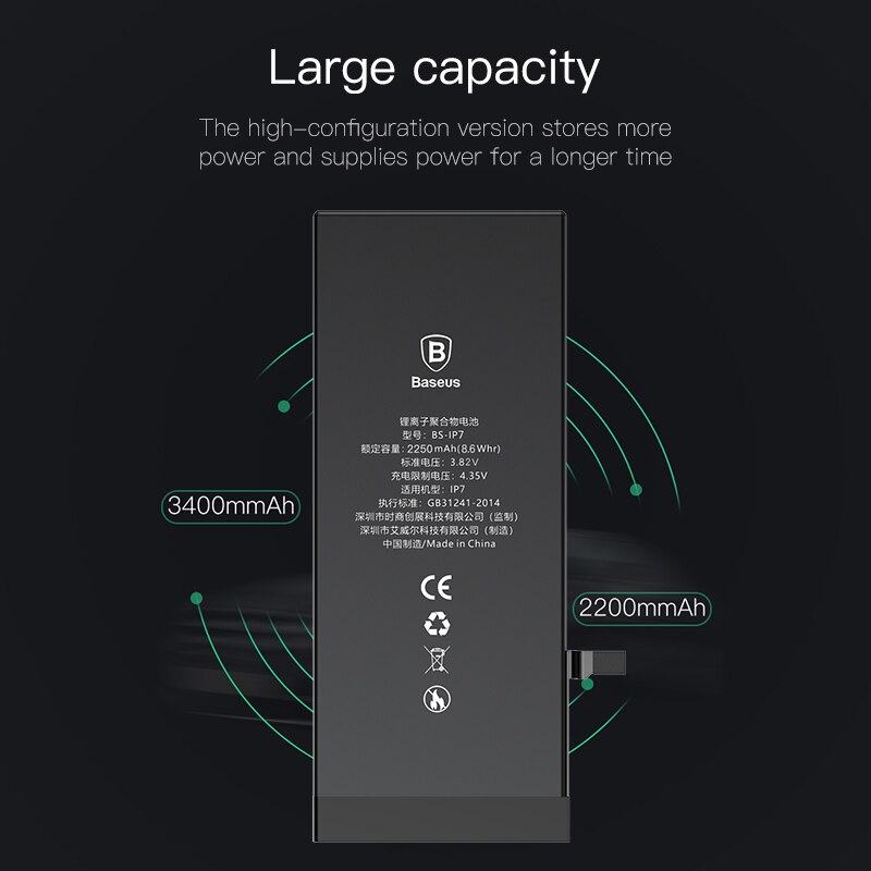 Originele Batterij Mobiele Telefoon Batterij Voor iPhone 7 7 Plus 7 plus Hoge Capaciteit Bateria Vervangende Batterij Voor iPhone7 7 p