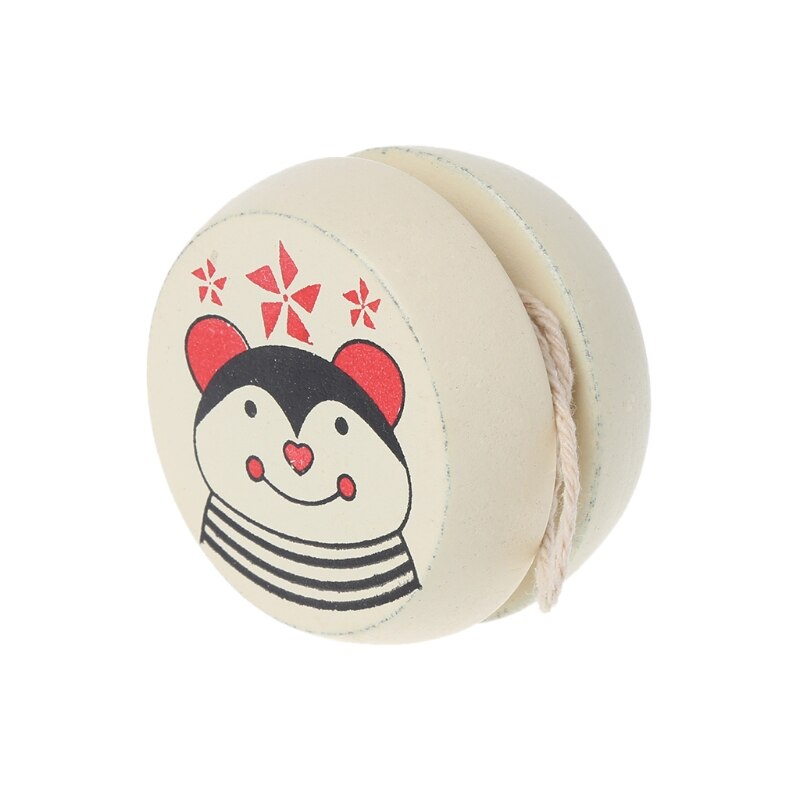 Leuke Animal Prints Houten Yoyo Speelgoed Educatief Speelgoed Klassieke Speelgoed: Light Grey
