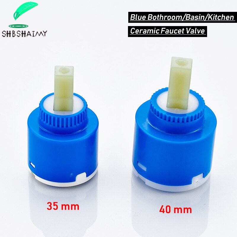 35mm 40mm Blue Bothroom/Basin/Kitchen Faucet Valve Ceramic Cartridge Valve Mixer Tap Repalce Accessories Faucet Replace Part