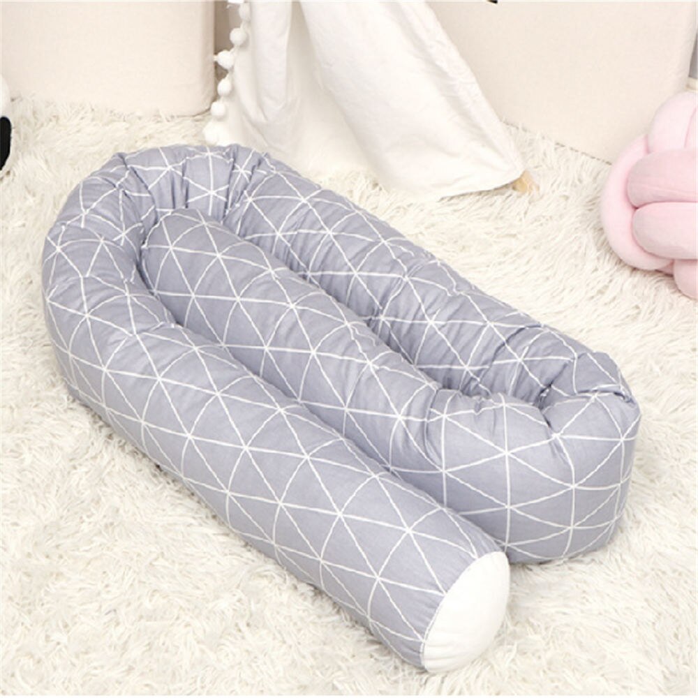 Valla para cuna de 2m, parachoques para cama de bebé, almohada para cuna de recién nacido, decoración para chico, almohadas trenzadas, Protector para cuna