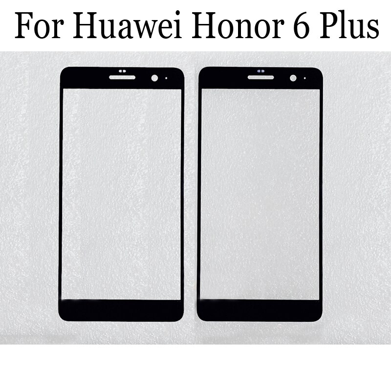 Vervangende Onderdelen Voor Huawei Honor 6 Plus Touch Screen Outer LCD Front Panel Screen Glas Lens Cover 6 Plus Zonder flex Kabel