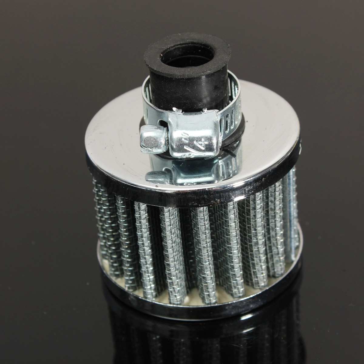 Universal 12mm holdbar motorolie koldluftindtag filter kit krumtaphus ventilationsdæksel udluftning