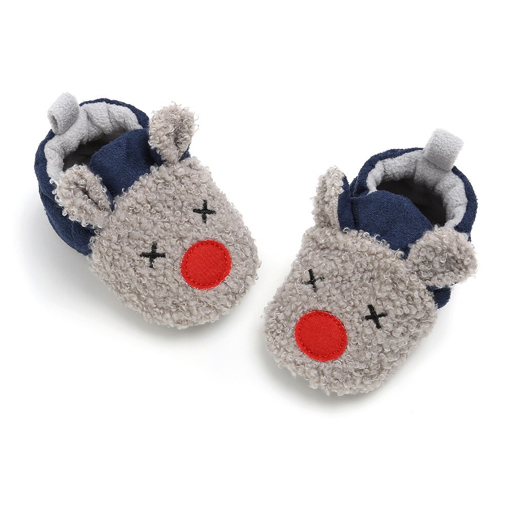 Enfant enfants pantoufles tout compris coton dessin animé doux intérieur bébé coton pantoufles bébé garçons filles chaussures maison pantoufles: 4 / 3