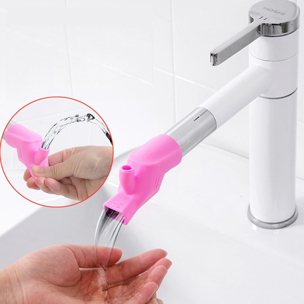 Silicone Extender Gadget Sink Water Tap Extension Washing Splash-Proof Device Kitchen Bathroom Accessories Sprinkler Connector