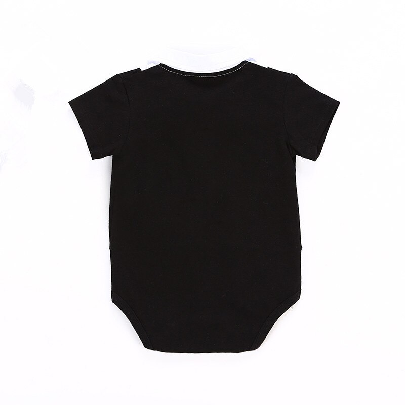 Gratis Sokken Zomer Baby Boy Ropmer Youg Gentleman Stijl Baby Rompertjes Korte Mouw Body Suits Kleding Pasgeboren Jumpsuit