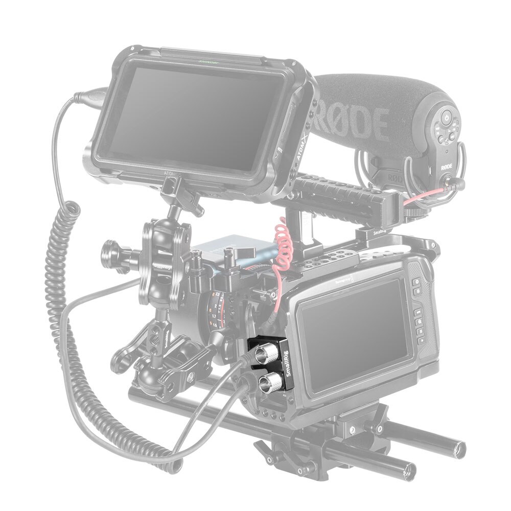 Smallrig Bmpcc 4 K/Bmpcc 6K Accessoris Camera Klem Hdmi & USB-C Kabel Klem Voor Bmpcc 4 K camera Smallrig 2254/2203 Kooi 2246