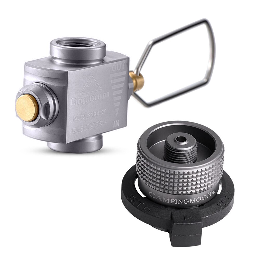 Adaptador de Gas ahorrador de Gas Plus con adaptador para estufa de Gas butano, adaptador de repuesto para estufa de Camping, utensilios de cocina para senderismo, equipo de Camping: set 4