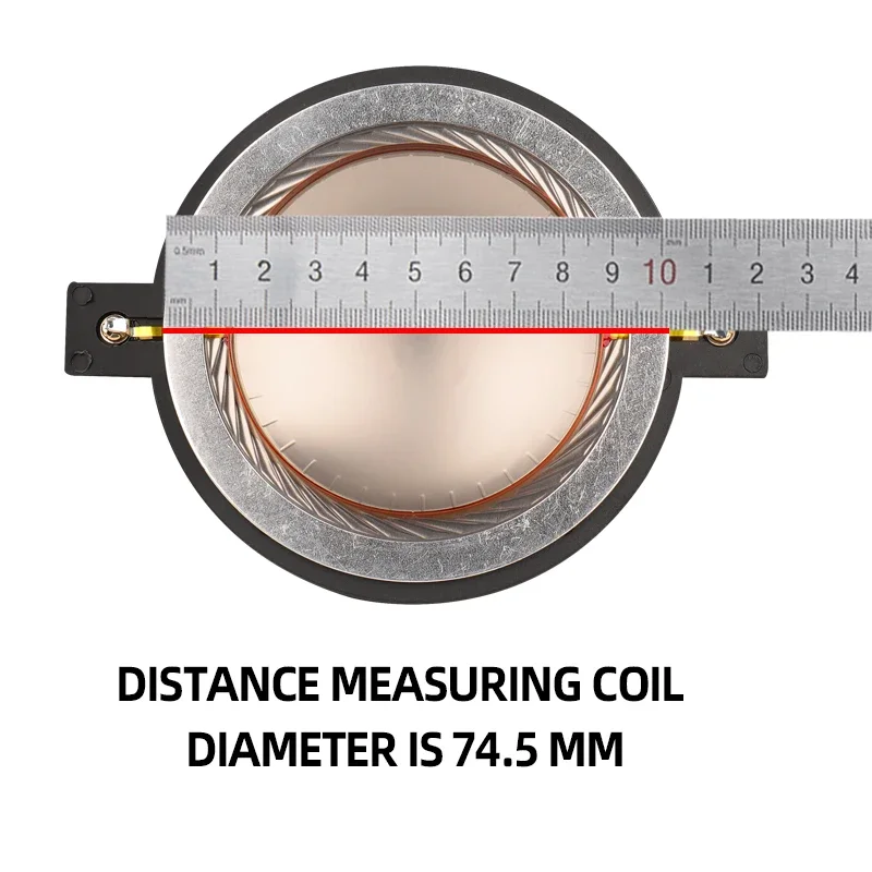 74.5- kjerners diskant-talespole 100-500w- lydhøyttaler titanfilm blåfilm komposittfilm 75.5mm diskantmembran