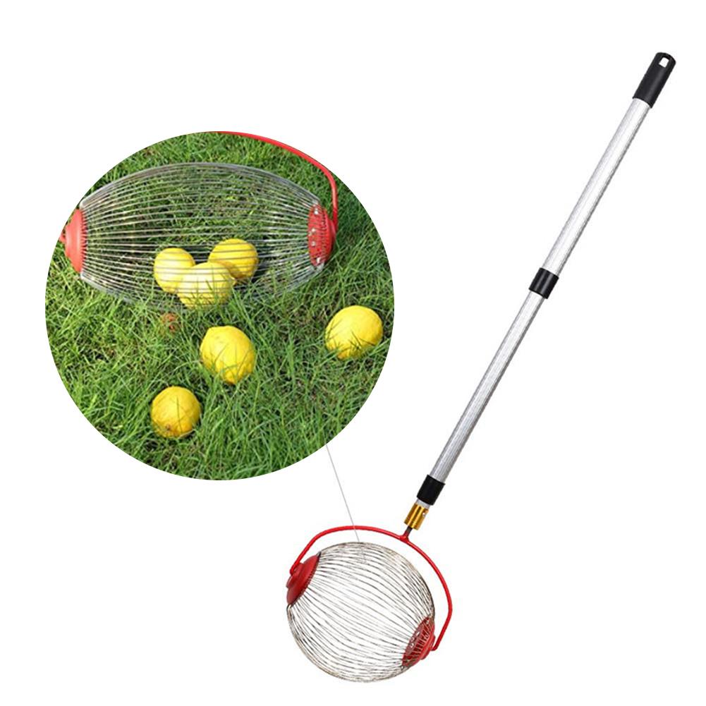 murmeln Kollektor Tragbare Ball Pflücker Leichte Nussbaum Mähdrescher mit Teleskop 18,90-41,34 in Stange für Muttern Pekannüsse Pflaumen Golf