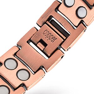 99.9% Zuiver Koper Vintage Link Chain Armband Multi Kleur Magnetische Pijnbestrijding Armband Voor Mannen