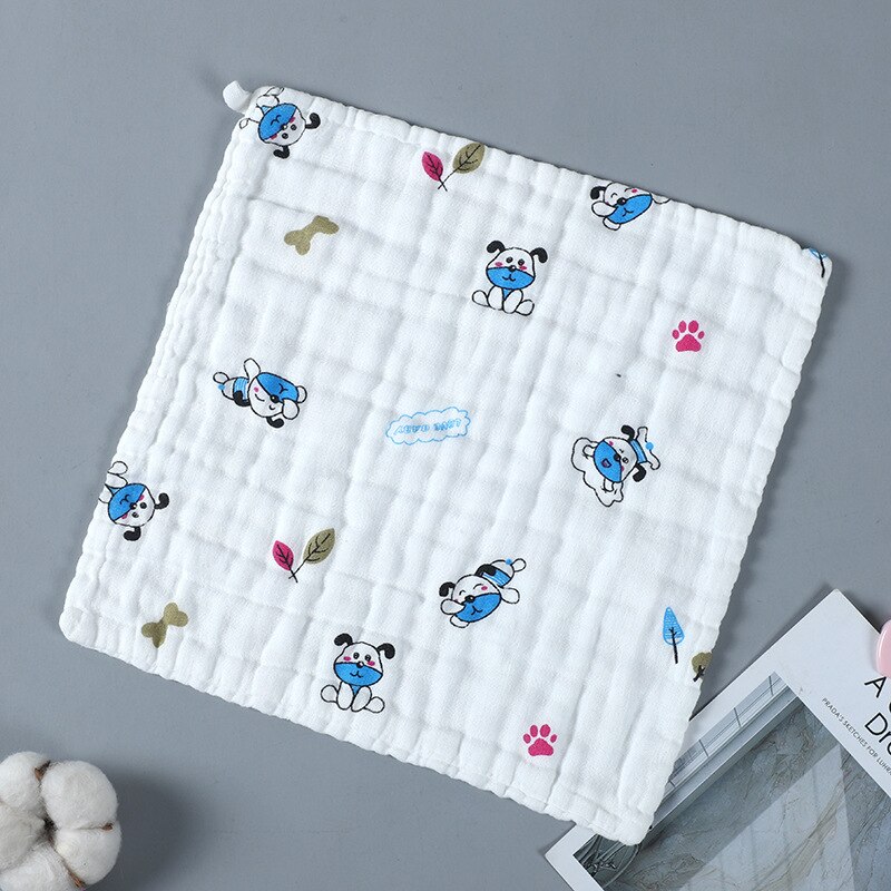 Baby Handdoek Cartoon Dieren Pasgeboren Gezicht Wassen Zakdoek Microfiber Peuter Katoen Gaas Veeg Doek Kinderen Levert