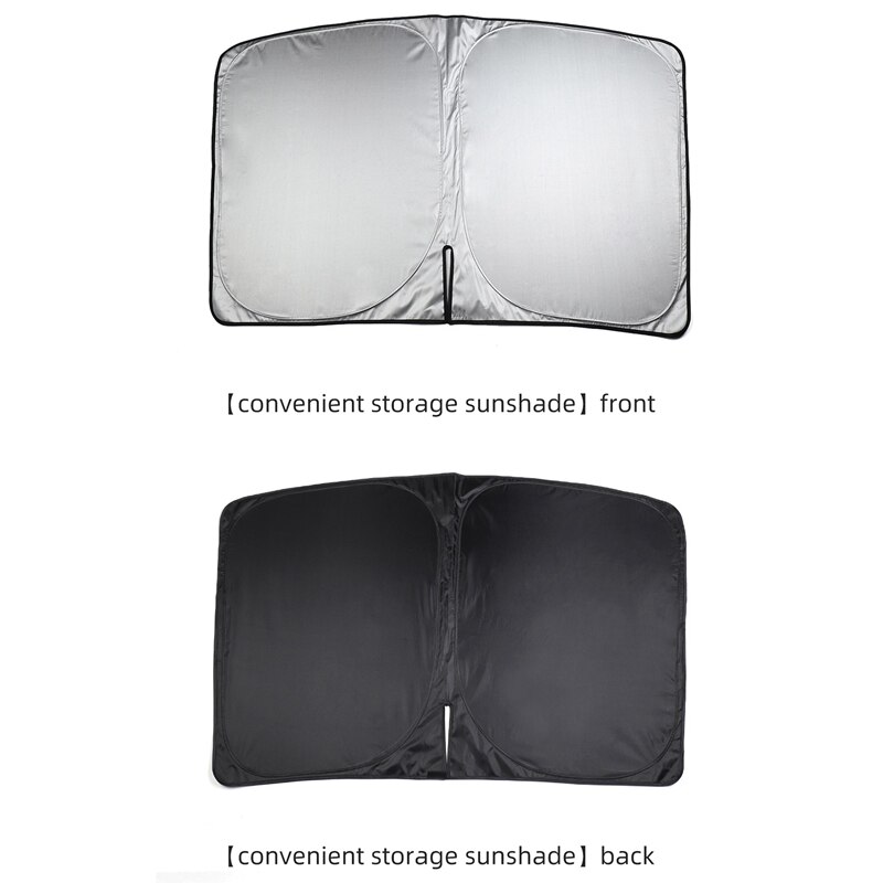 Sunshade Custom for Tesla Model Y Car Front Rear Windshield Side Window Privacy Shade Skylight Blind Shading Net: 1Front
