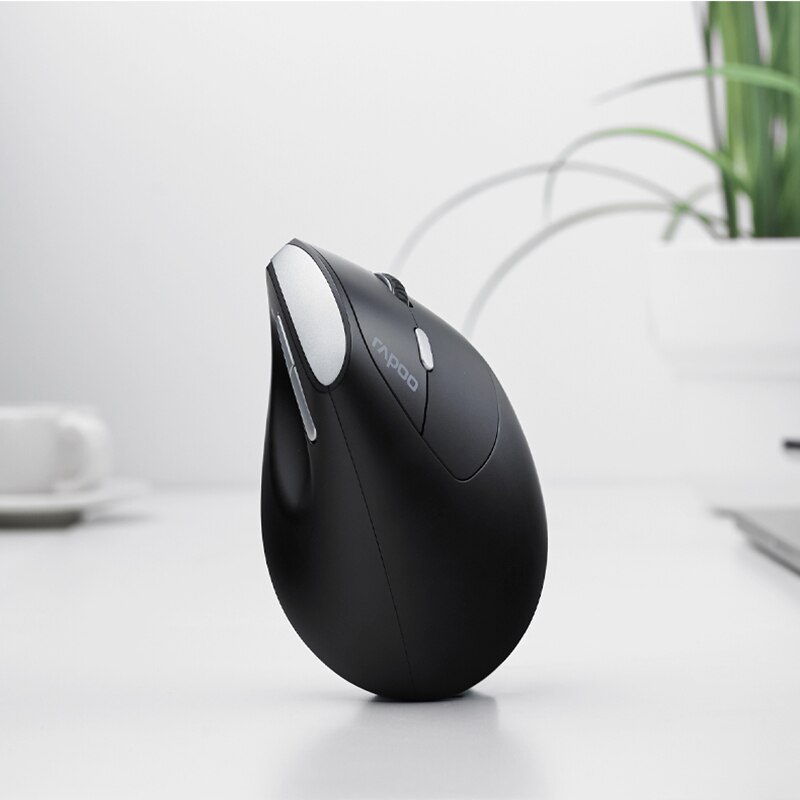 RAPOO MV20 Ergonomic Office Vertical Wireless Silent Mouse 6 Buttons 600/1200/1600 DPI Optical Mice For PC Laptop/Desktop