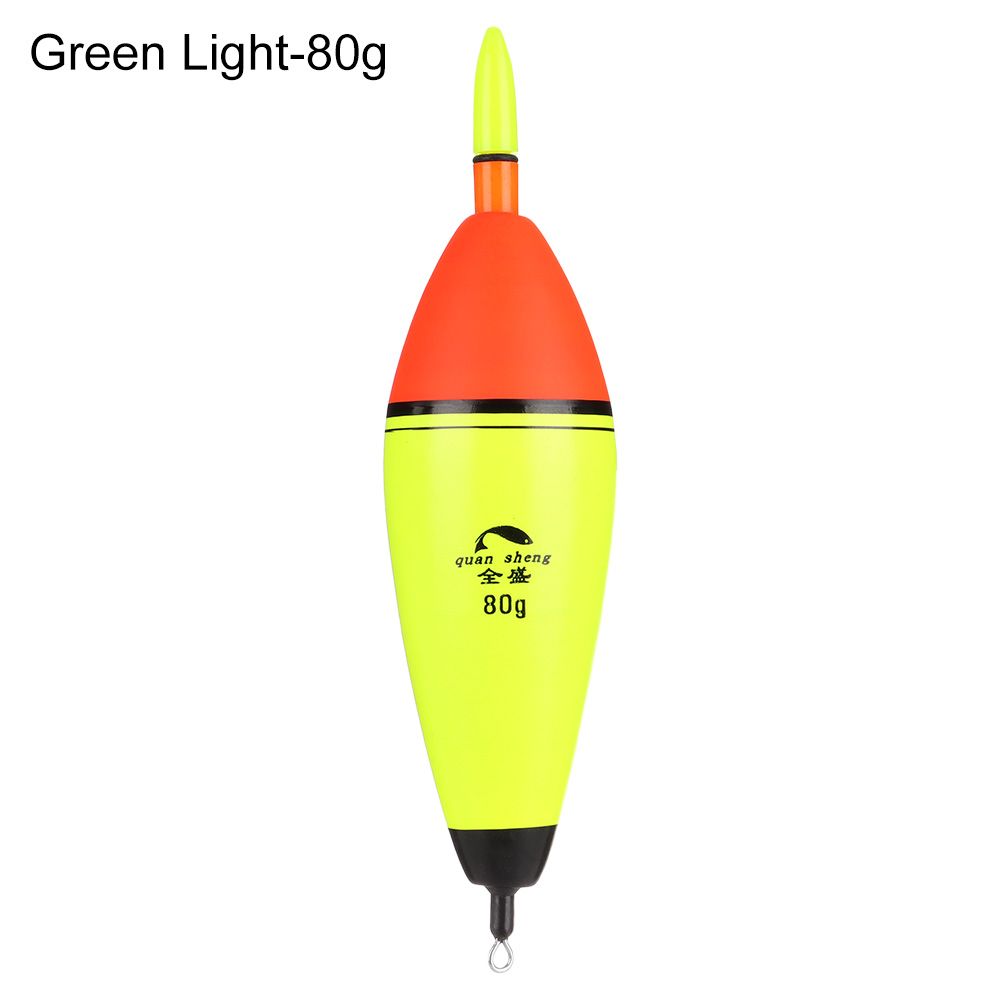 5g-100g Plastic Fishing Night Float Electronic Light Stick Eva Foam Ball Boia Bobber Buoyancy Fishing Accessories: 0.8# / Yellow