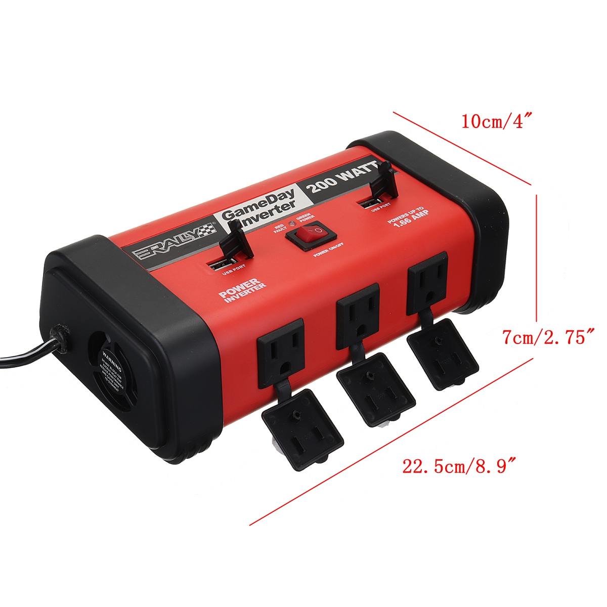 Car Inverter 200W Car Auto Power Inverter DC 12V to AC 110V Adapter Converter USB Charger