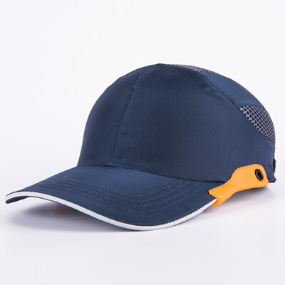 Reflective Work Safety Protective Helmet Bump Cap Hard Inner Shell Baseball Hat Style For Work Factory Shop Head Protection: 8007 blue