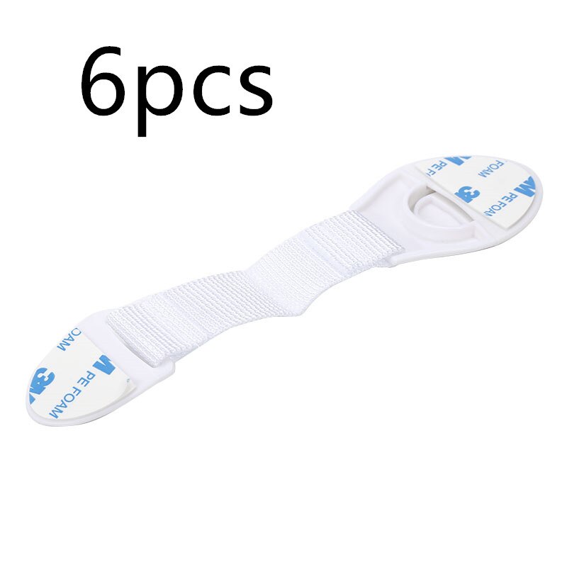 1/5/6 Stuks Baby Veiligheid Accessoires Bescherming Producten Kinderen Kabinet Deur Anti-Snuifje Security Lock wc Koelkast Lade: 6pcs