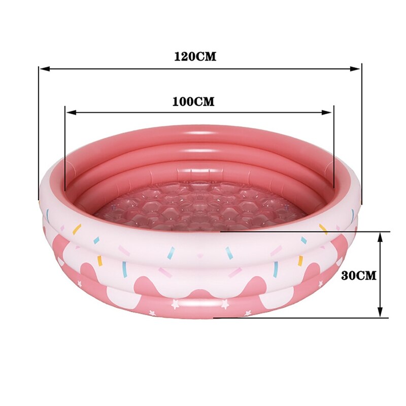 Kid Pool Inflatable Blue Pool Perfect for Babies Toddlers Kids Children Even Small and Medium Size Dogs and Pets