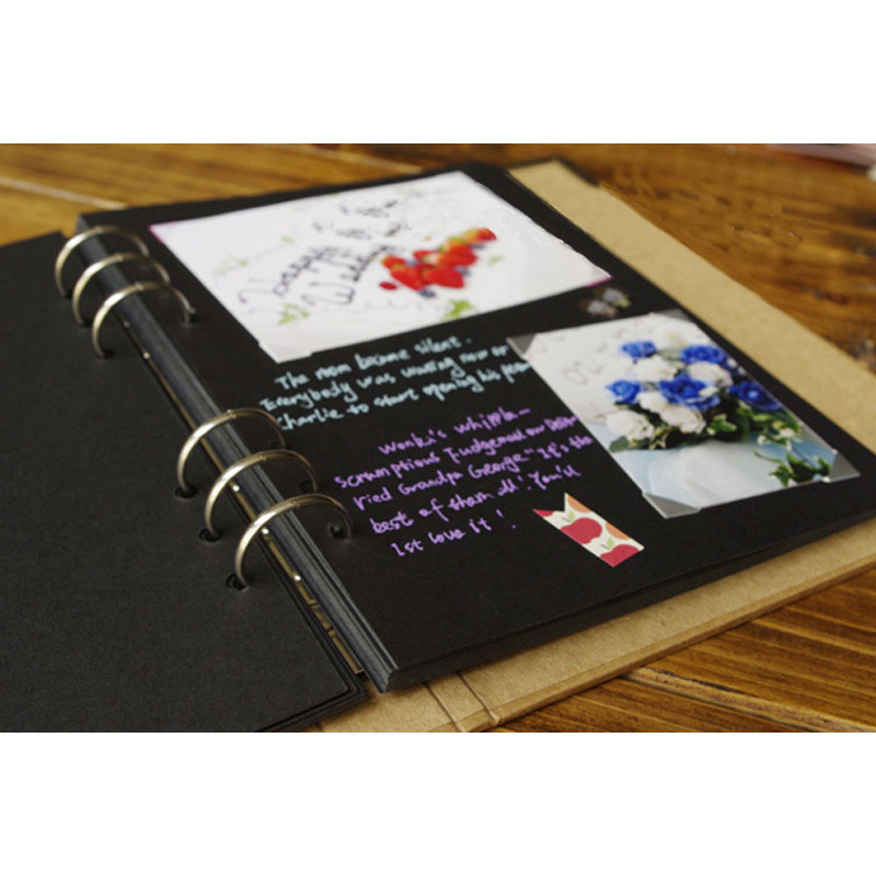 40 Pagina 'S Bruiloft/Baby/Diy/Losbladige Fotoalbum Scrapbook Leeg Fotoalbum Cover Kraft Album voor Foto 'S Voor Kids Case Binding