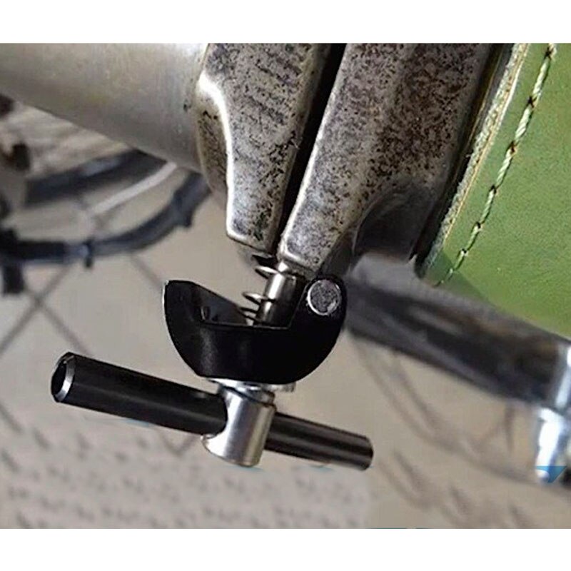 1 paire de plaques de serrage de charnière aceoffix avec aimant + levier de serrage de charnière pour vélo brompton aimant c boucle 31g