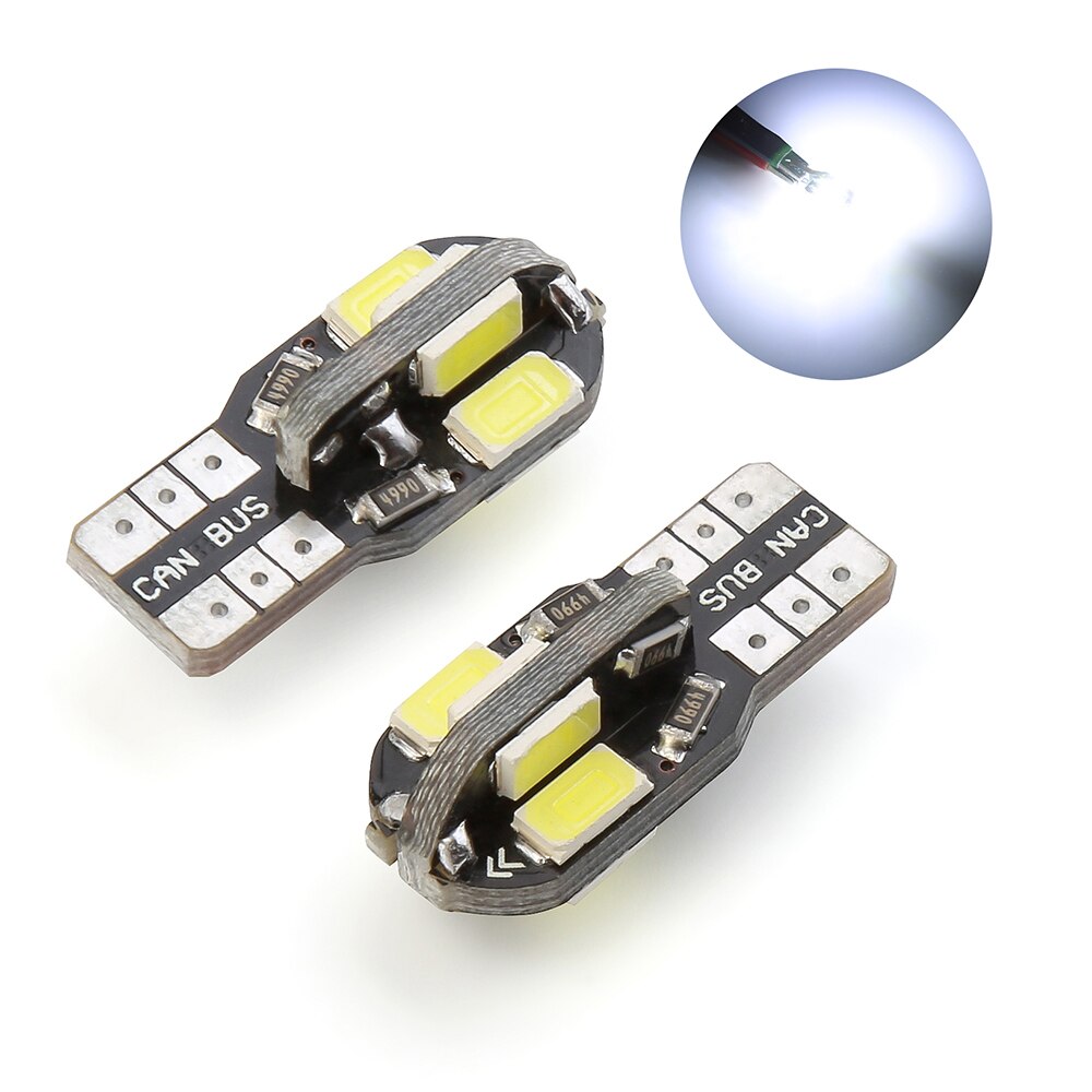 2 PiècesRouge)Ampoules Led Canbus W5W 4014 SMD, Pour Feux De Position - Foto 5