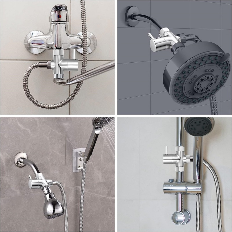 T-adapter Messing/ABS 3-wegklep Gootsteenaccessoires voor omstelling Bad Toilet Bidet Sproeier Douchekop Converter Keukenapparatuur