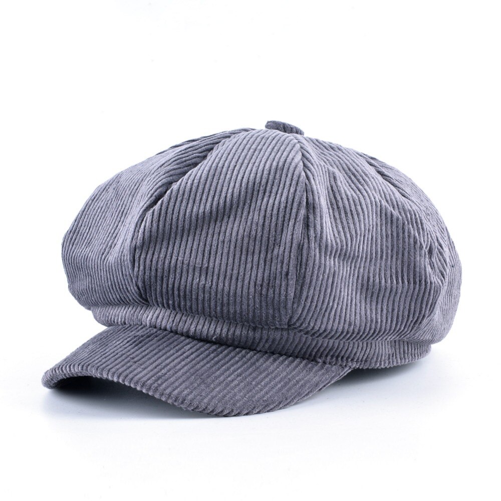 Tqmsmy unisex ottekantet hat mænd efterår corduroy stof gorras planas mænds newsboy cap kvinder ensfarvet hatte til mænd baretter