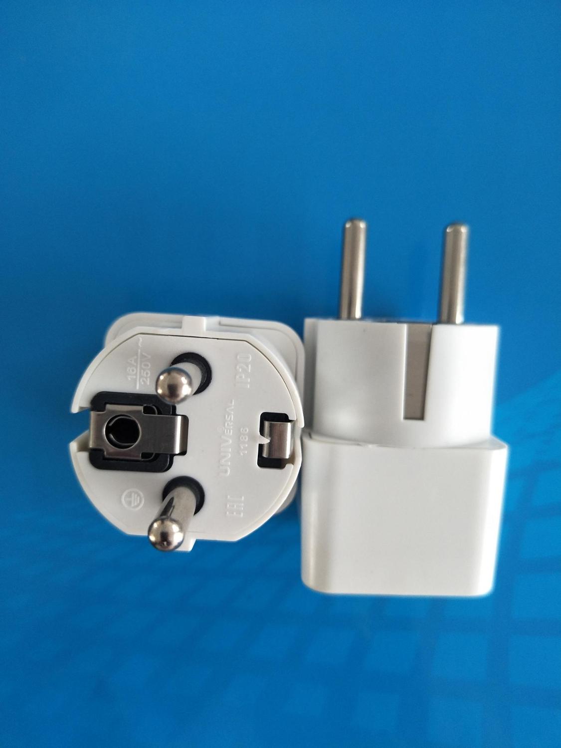 Universal EU Plug Adapter International AU UK US To EU Euro Travel Adapter Electrical Plug Converter Power Socket Adaptors