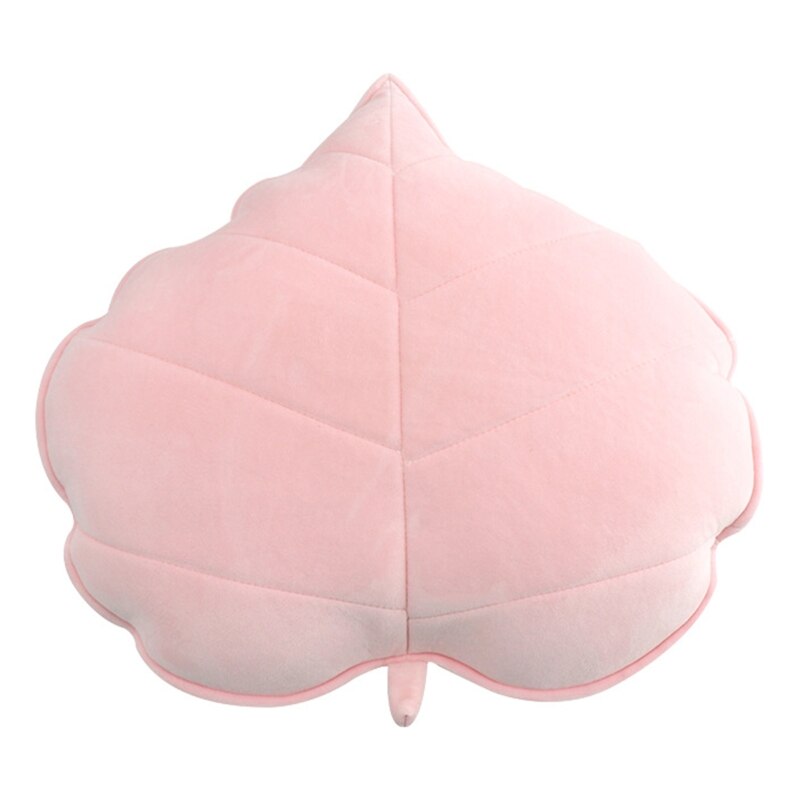 3D Simulatie Leaf Pluche Kussen Gevulde Pp Katoen Kussens Gooien Kussen Voor Thuis Slaapkamer Kantoor Decoratie Stoel Kussen 바디필로우: Pink