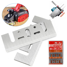 2 Stuks 82Mm Hout Schaafmachine Blade Elektrische Schaafmachine Mes Vervanging Voor Makita 1900B KP0800 Hitachi F20 Dewalt D26676 DW680