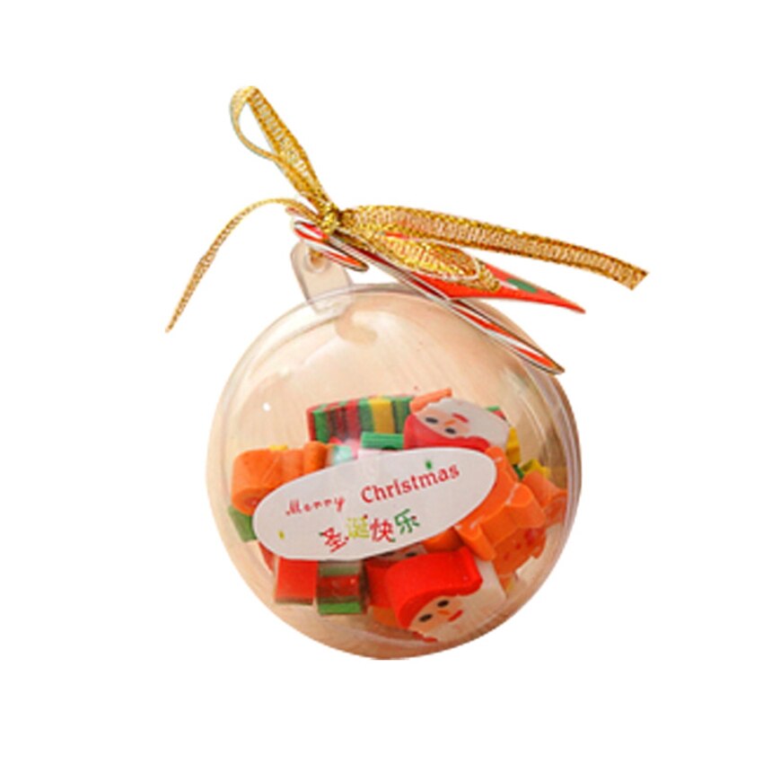 Juego de 20 unidades de Mini gomas de borrar de Navidad Kawaii, gomas de borrar de navidad, de Navidad para niños, estudiantes, papelería escolar