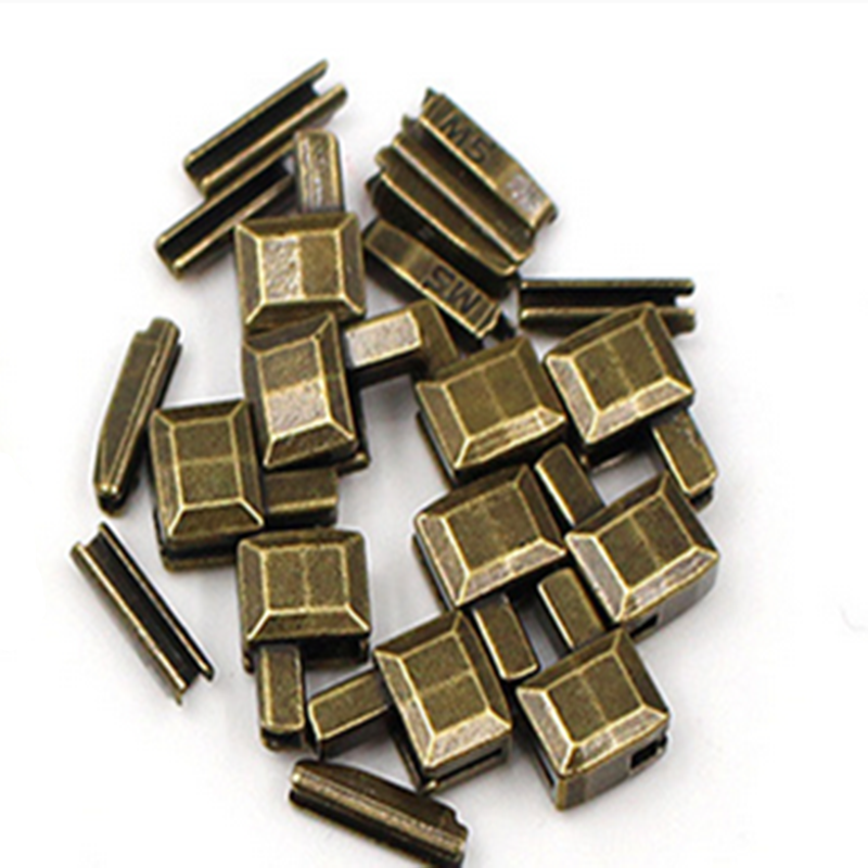 10 sets 3 # 5 # 8 # Metalen ritssluiting Slider-bevestigingen voor het onderhoud van metalen ritssluitingen: 8# / Goud