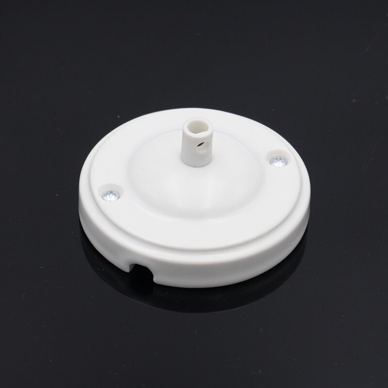 Vintage Ceramic Round Ceiling Canopy Ceiling Rose Wall Sconce Base Fixtures: Default Title
