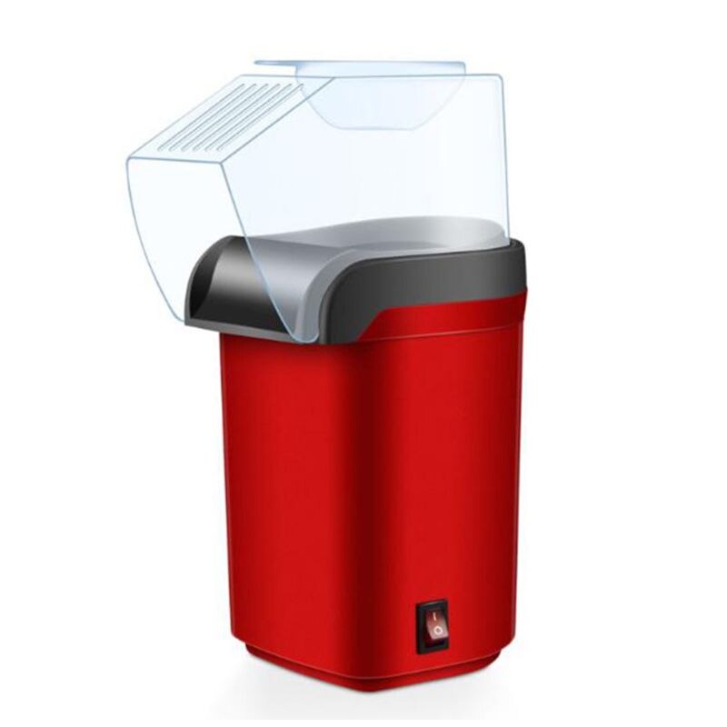 Nem transport elektrisk luft popcorn maker retro maskine biograf hjemme gastronomisk fedtfri og sund nem betjening