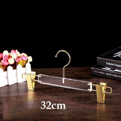Cintre en Acrylique Transparent pour Vêtements, Accessoire pour Penderie, Pantalon, Manteau, vaccage T1, Crochet localité, pour Adulte et Enfant, 5/10 Pièces