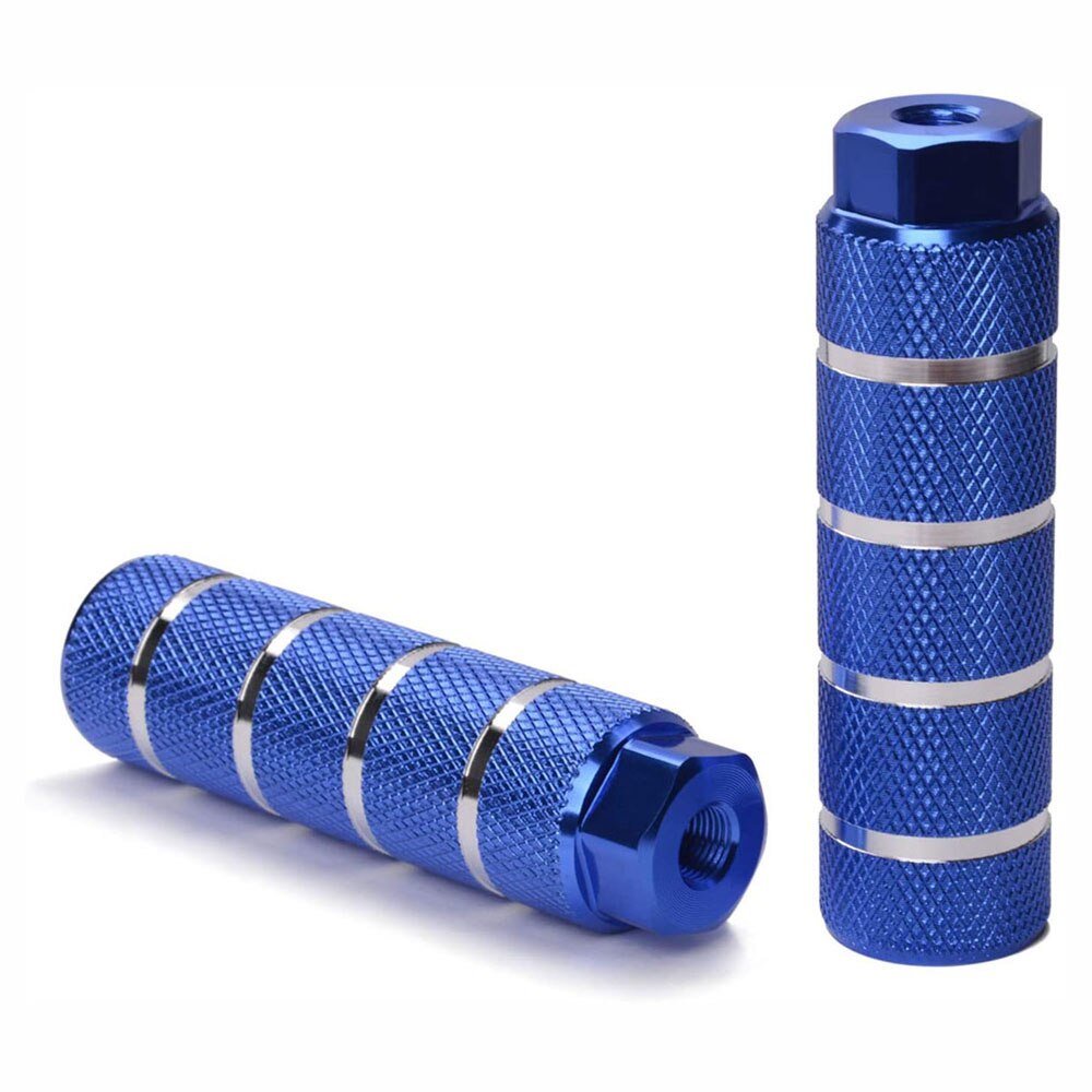 1 pari mtb bmx pyörä metalliseos jalka stunt tapit jalkatuki nuppi sylinterin pito sopivat 3/8 '' akseli