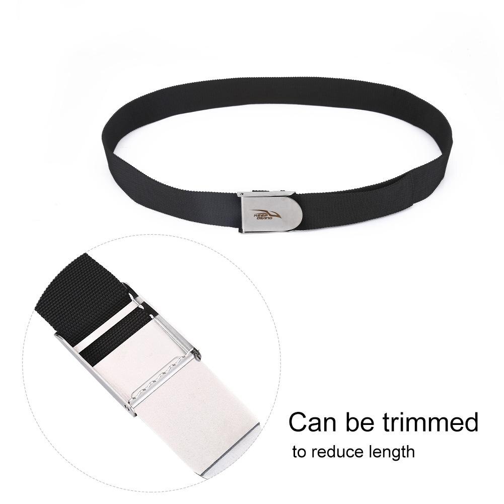 Ceinture de poids pour plongée sous-marine avec boucle à dégagement rapide