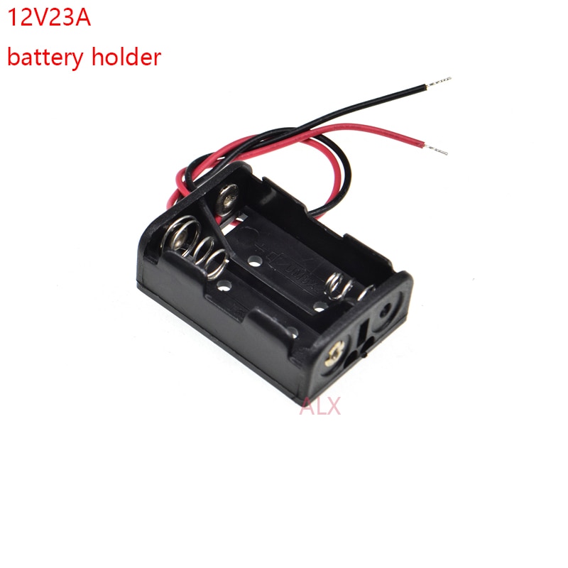 5 sztuk 2x 12V23A 12 V 23A uchwyt baterii z drut ołowiany pojemnik na baterie wielokrotnego ładowania pudełko robić przechowywania diy 2 gniazdo 2 * 12V23A muszla obudowa