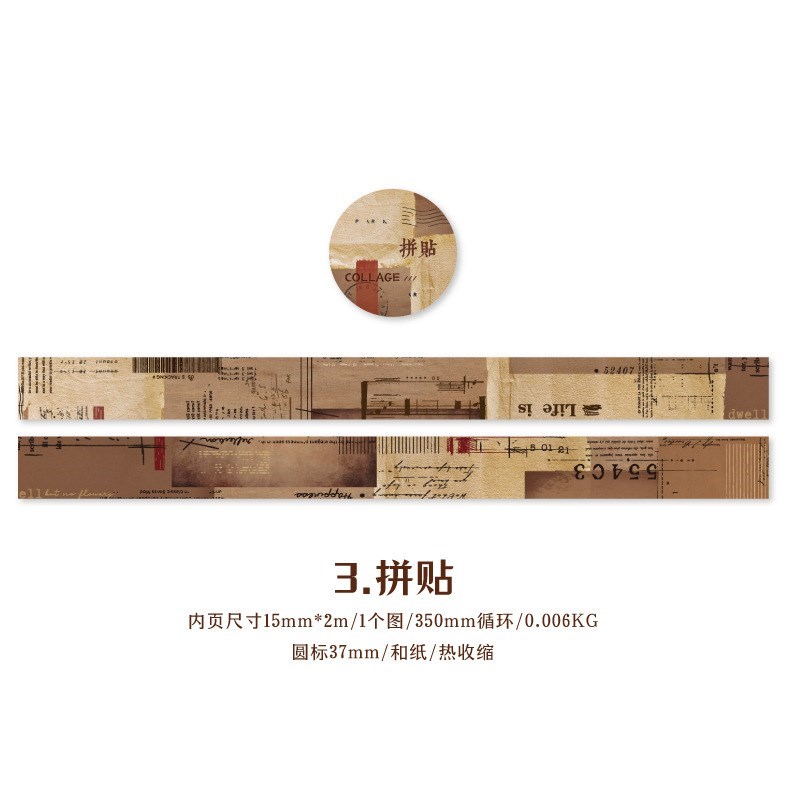 Vintage
Washi Tape Antique Retro Decorative Masking Tape For Craft Kids Scrapbooking Supplies: Red