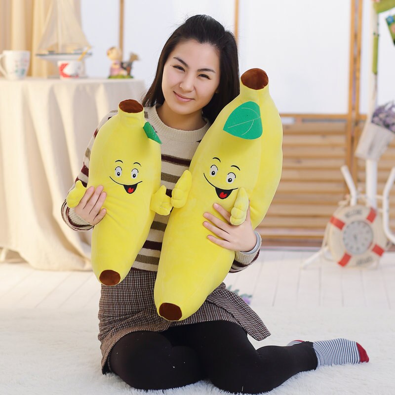 Oreillers de couchage en forme de banane, coussins de #39 en coton rembourrés, super doux, décoration de chambre d'enfant, jouets, 4 styles