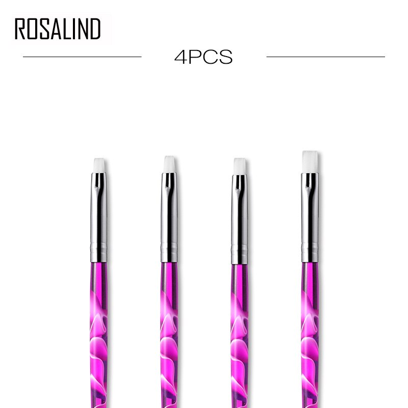 ROSALIND Nail Brush 20Pcs/Set Nail Brushes Set Dotting Painting Drawing Nail Art Tools Polish Brush Pen nails manicure: N5000