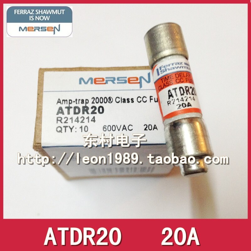 French MERSEN fuse Roland FERRAZ AMP-TRAP fuses ATDR20 20A 600V