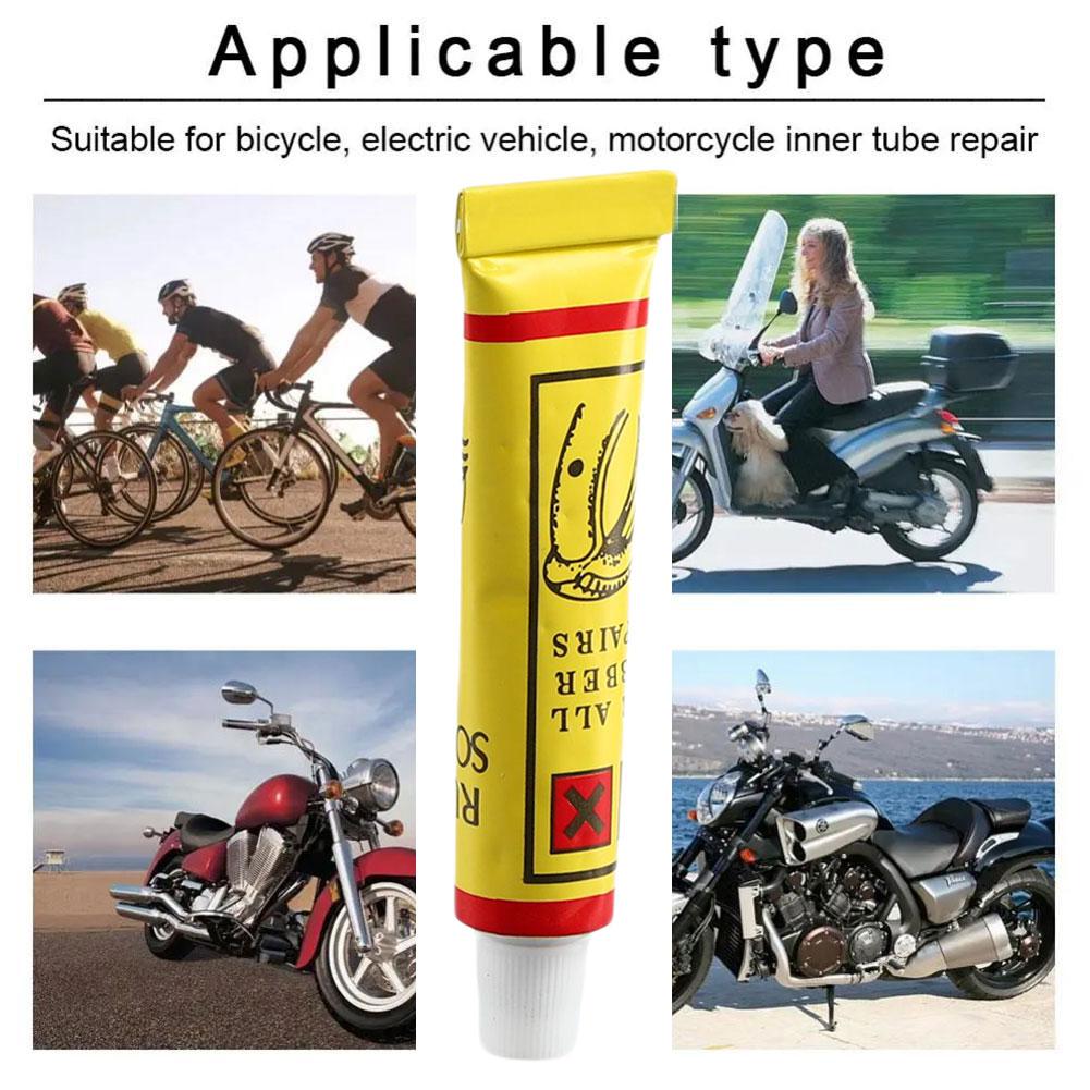 1-20 Stuks Auto Motor Fietsband Repareren Lijm Binnenband Bandenreparatie Lijm Agent Emergency Draagbare Band Gevulkaniseerd lijm