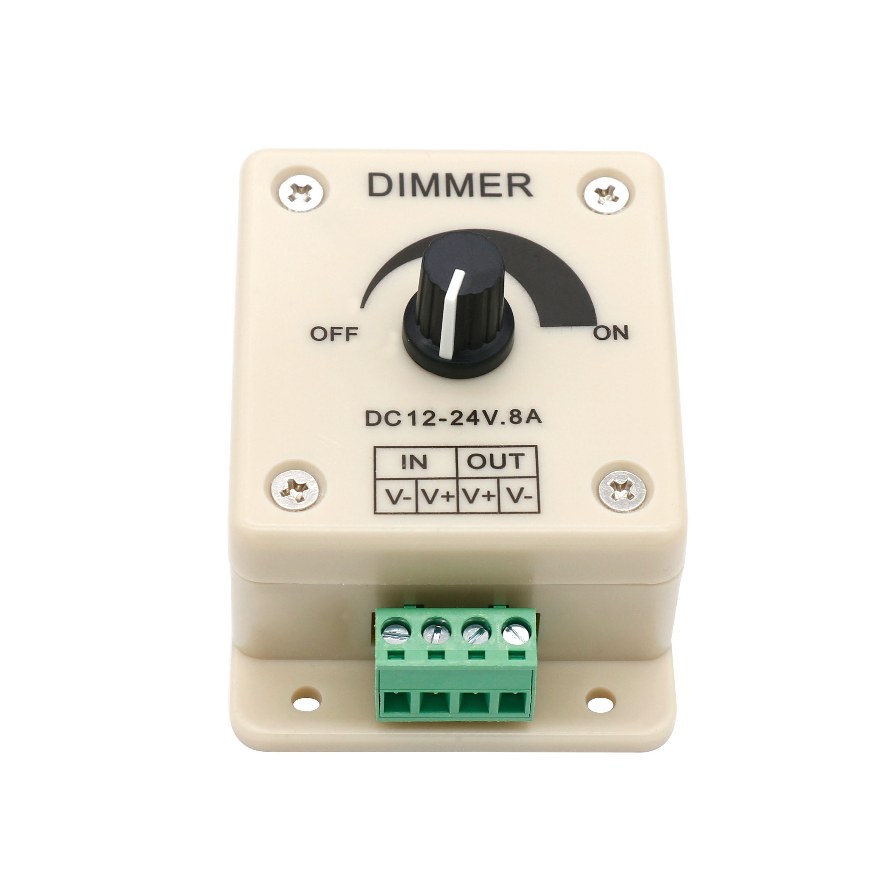 DC12V DC24V LED Dimmer Schalter Treiber LED 8A Spannungsregler Einstellbare Regler Für LED Streifen Licht und Dunklen Schalter