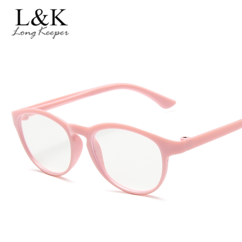 Round Kids Anti Blue Light Glasses Optical Frame Children Boys Girls Computer Transparent Eyeglasses Anti-UV Spectacles