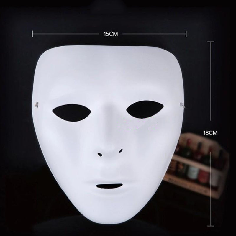 Plastic Full Face Jabbawockeez Dance Crew Costume Mask Party Halloween Props OCT998