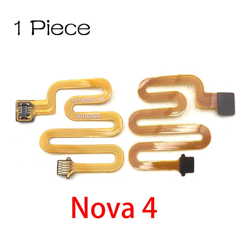 For Huawei Nova 3 3i 4 4e 5 5i Pro P10 P20 Pro P30 Lite Home Button Fingerprint Touch Id Sensor Connector Flex Cable: Nova 4