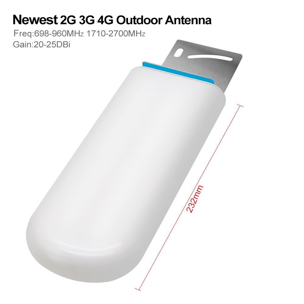 Newest 2g 3g 4g lte gsm dcs outdoor 22dBi For GSM CDMA DCS 4G LTE UMTS 850 900 1800 2100 MHz Signal Booster Repeater Amplifier